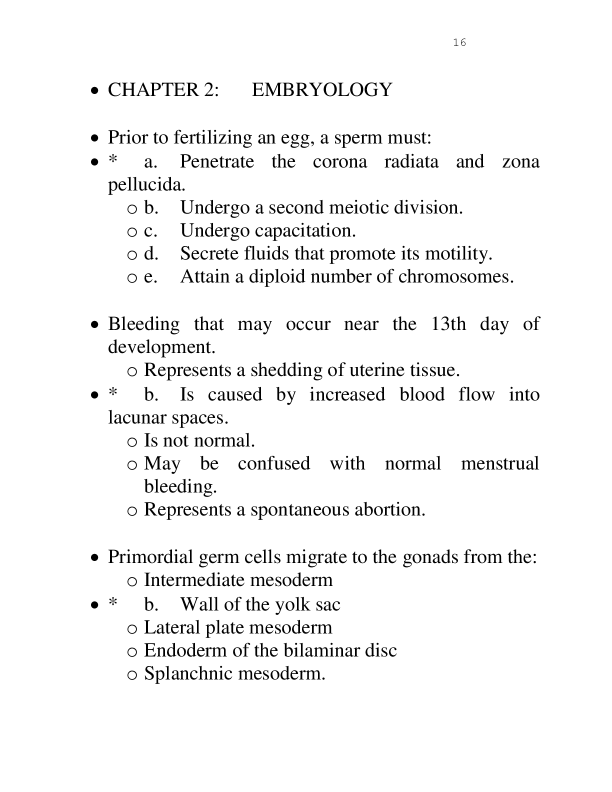 Preview image for EMBRYOLOGY FINAL EXAM  LATEST VERSION QUESTION AND ANSWERS